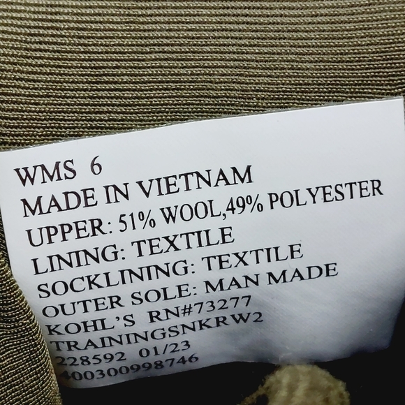 NEW FLX Excel Training Womens Green Dynamic Wool Blend Athletic Sneakers M295 - Picture 11 of 12